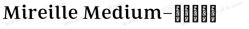 Mireille Medium字体转换